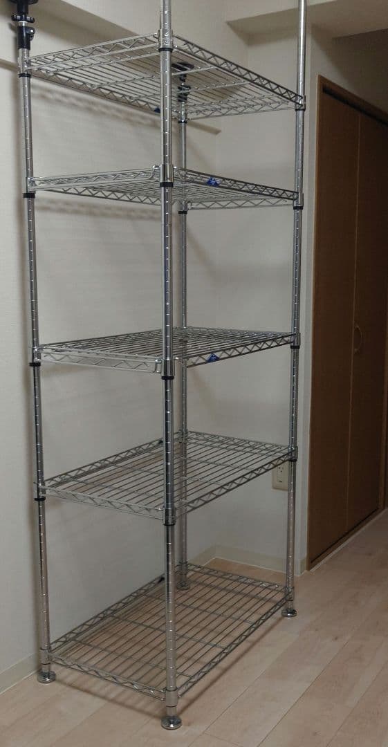 ルミナス スチールラック 幅75cm 5段 高さ220～280 MMH76-5T