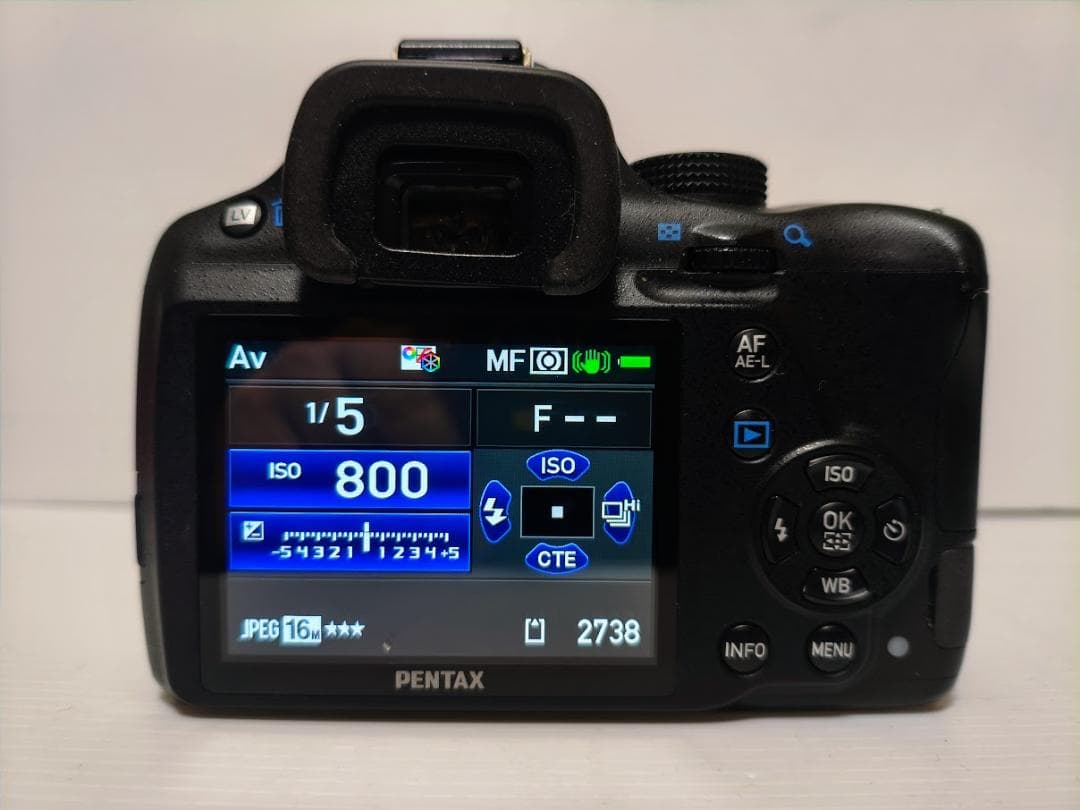 【黒死病修理済】【整備済】【極上品】PENTAX K-50（4,017枚）