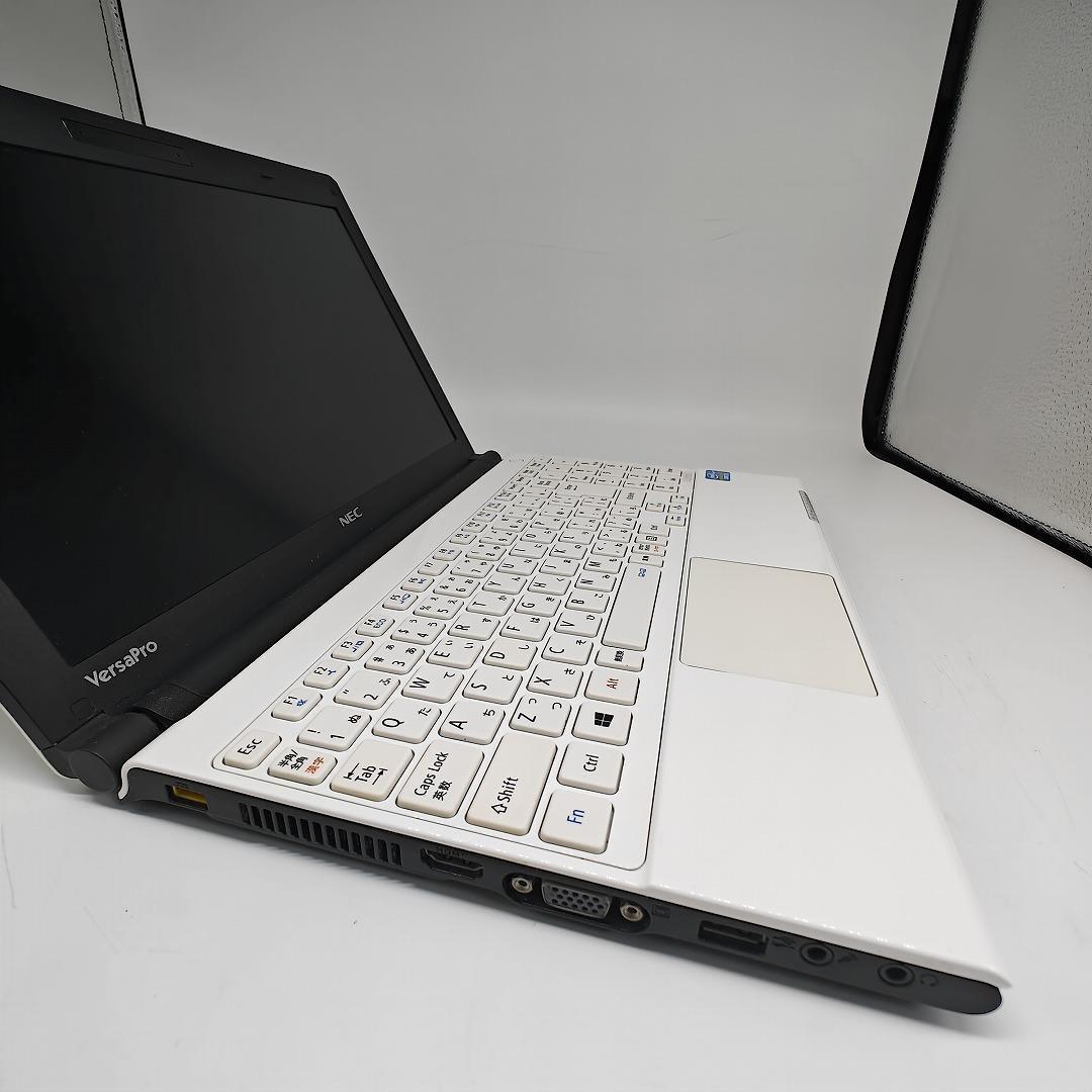 【NEC】高性能i7 SSD256GB 16GB バッテリー良好 白 ノートPC