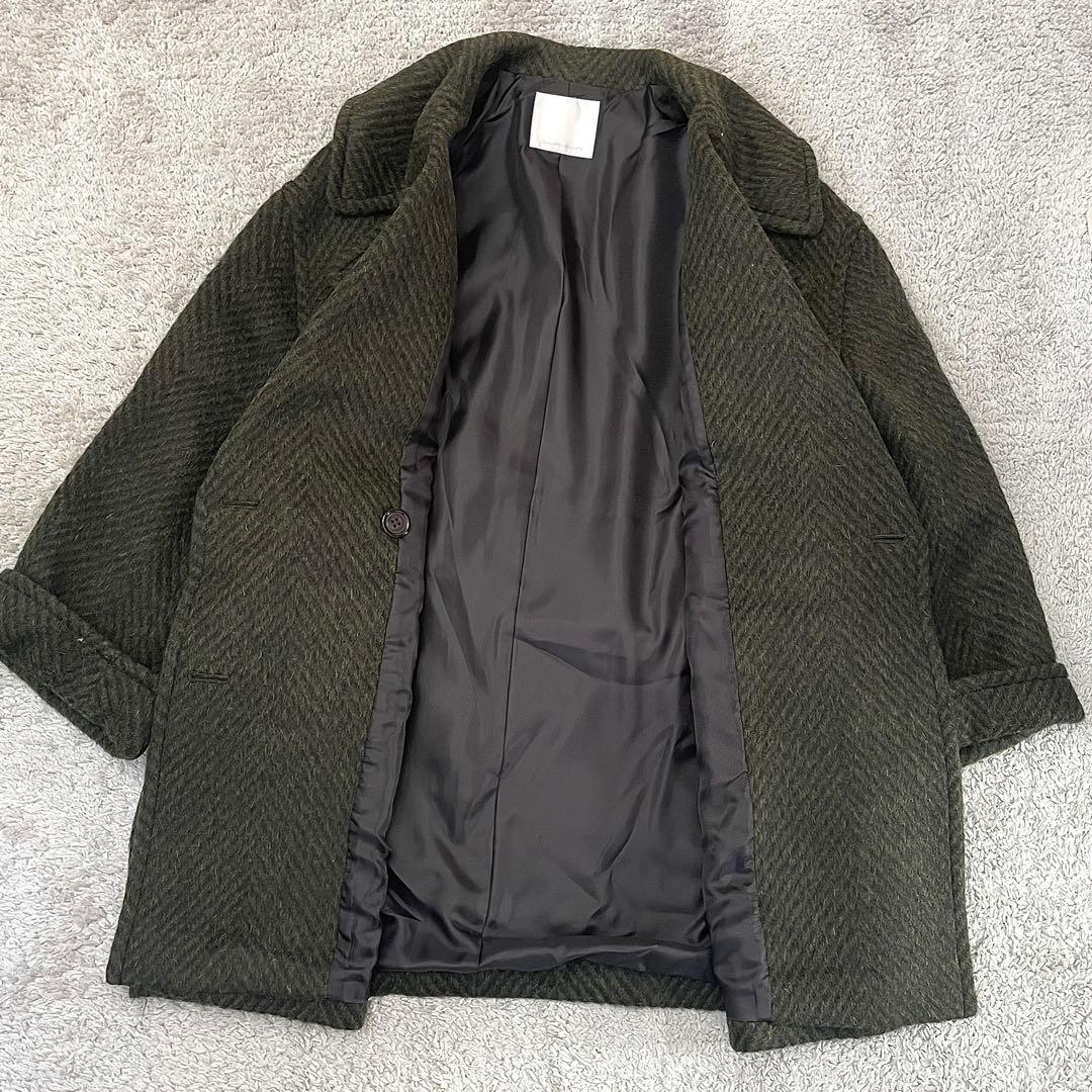 美品★大草直子さんコラボ ガリャルダガランテモヘヤシャギーハーフコート