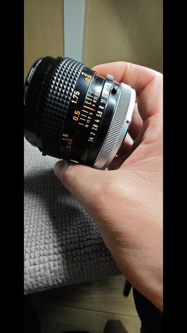 Canon F-1 一眼レフカメラ FD 50mm f/1.8