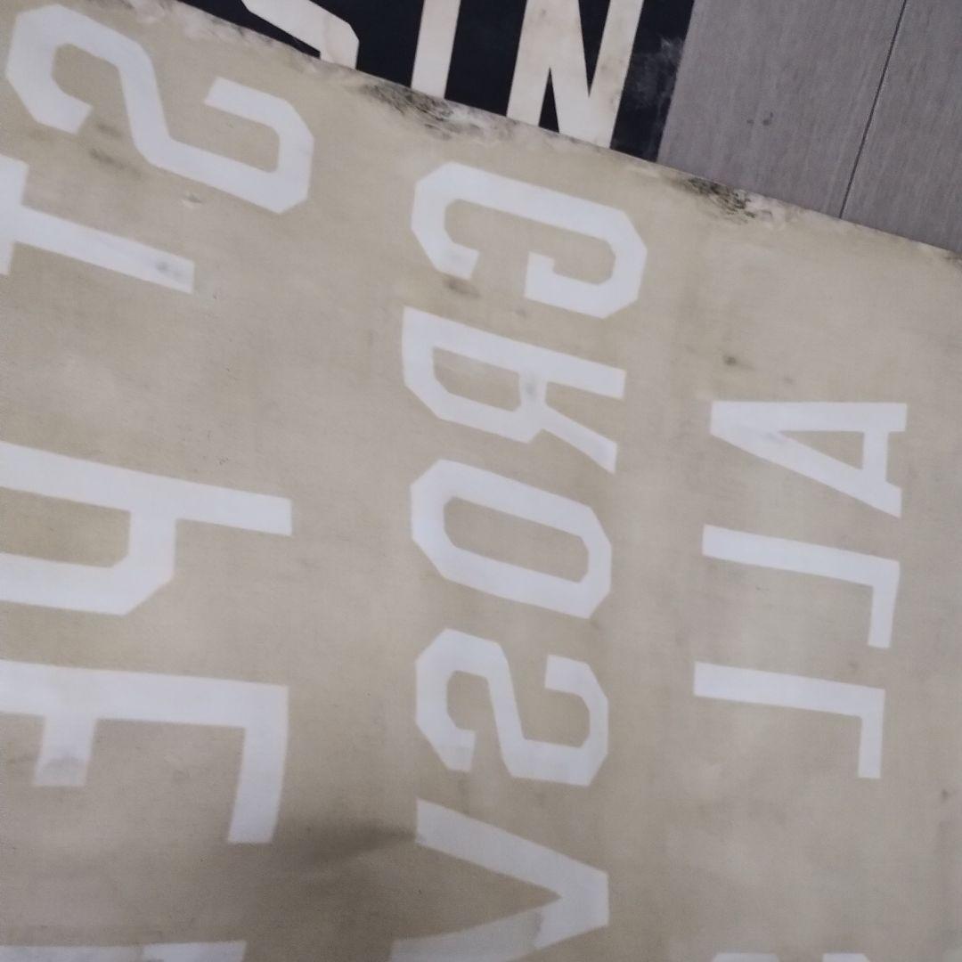 ヴィンテージバスロールサイン本物　1202