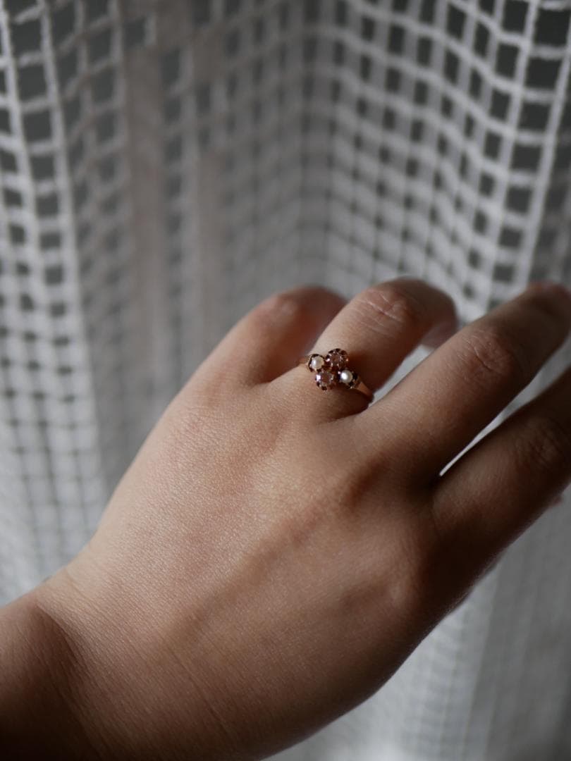 FR-34 　ヴィクトリアン　K18 アンティーク　リング フランスアンティーク