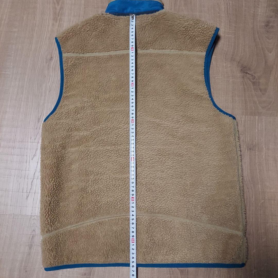 patagonia レトロX ベスト M ベージュ/青