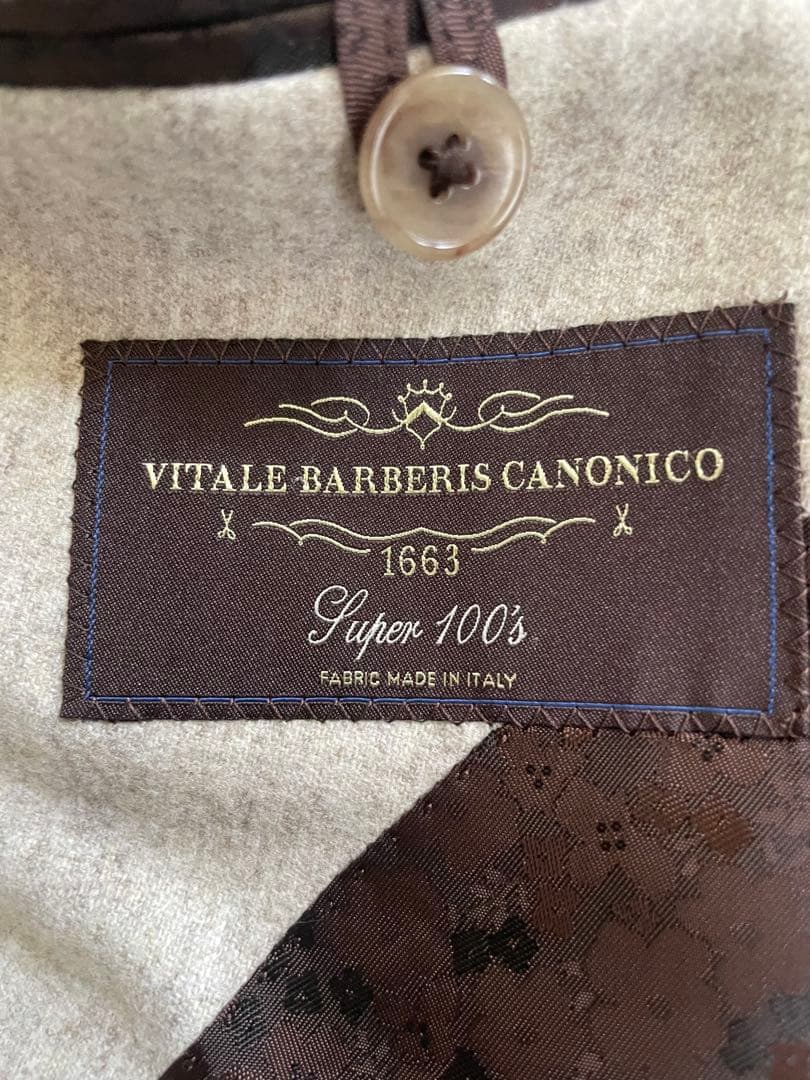 【美品】ユニバーサルランゲージ　カノニコ オフホワイト　ダブルブレストジャケット