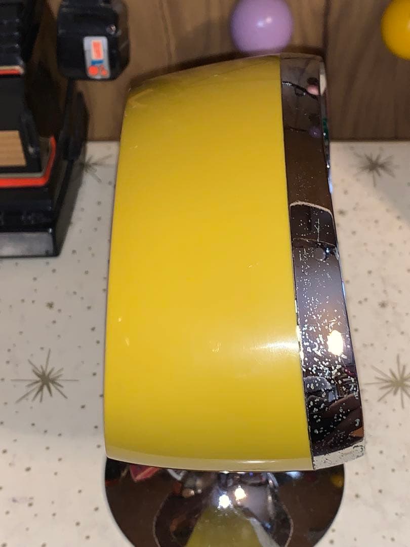 昭和レトロ　動作品　シチズン CITIZEN アラーム付　置時計　スペースエイジ