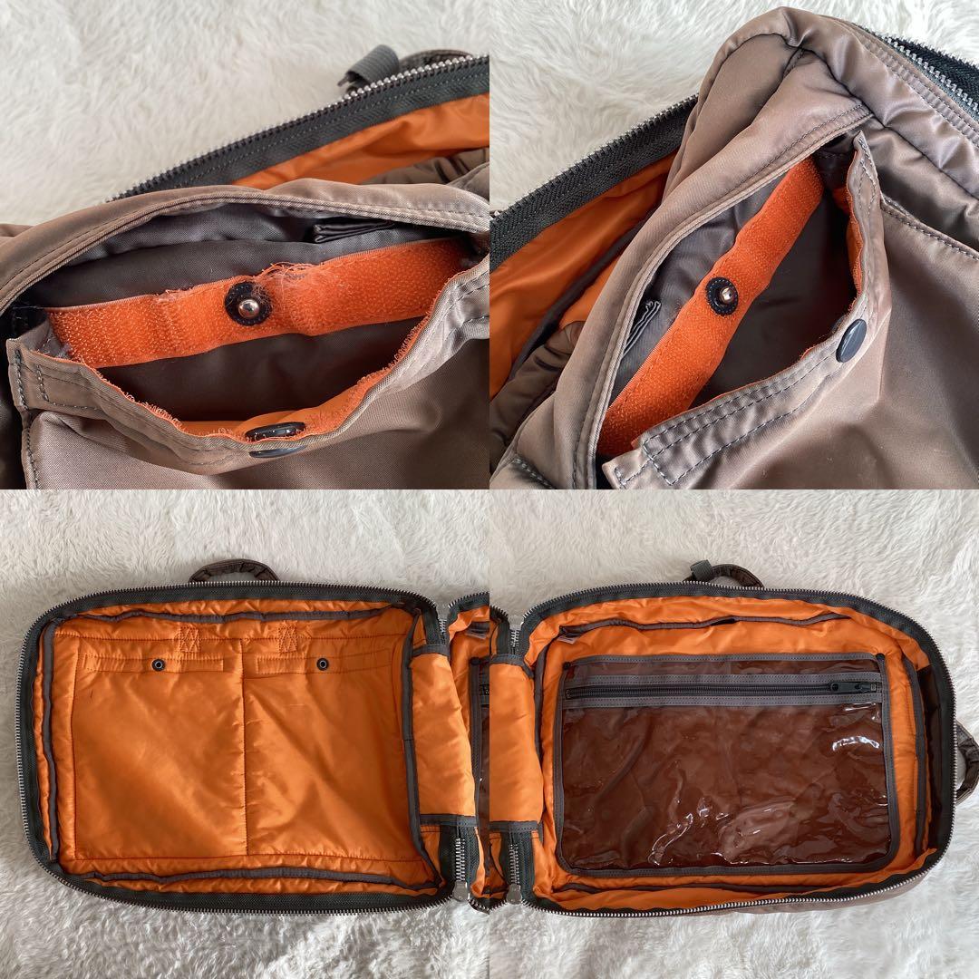 ポーター タンカー シルバーグレー　2WAY ブリーフケース　リュック