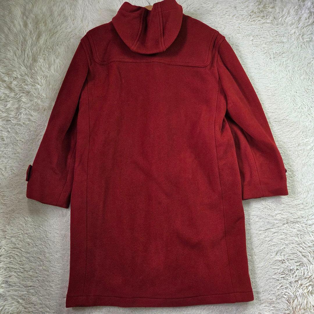 美品 ムーアブルック グランドバック 4L ヘリンボーン ダッフルコート 赤