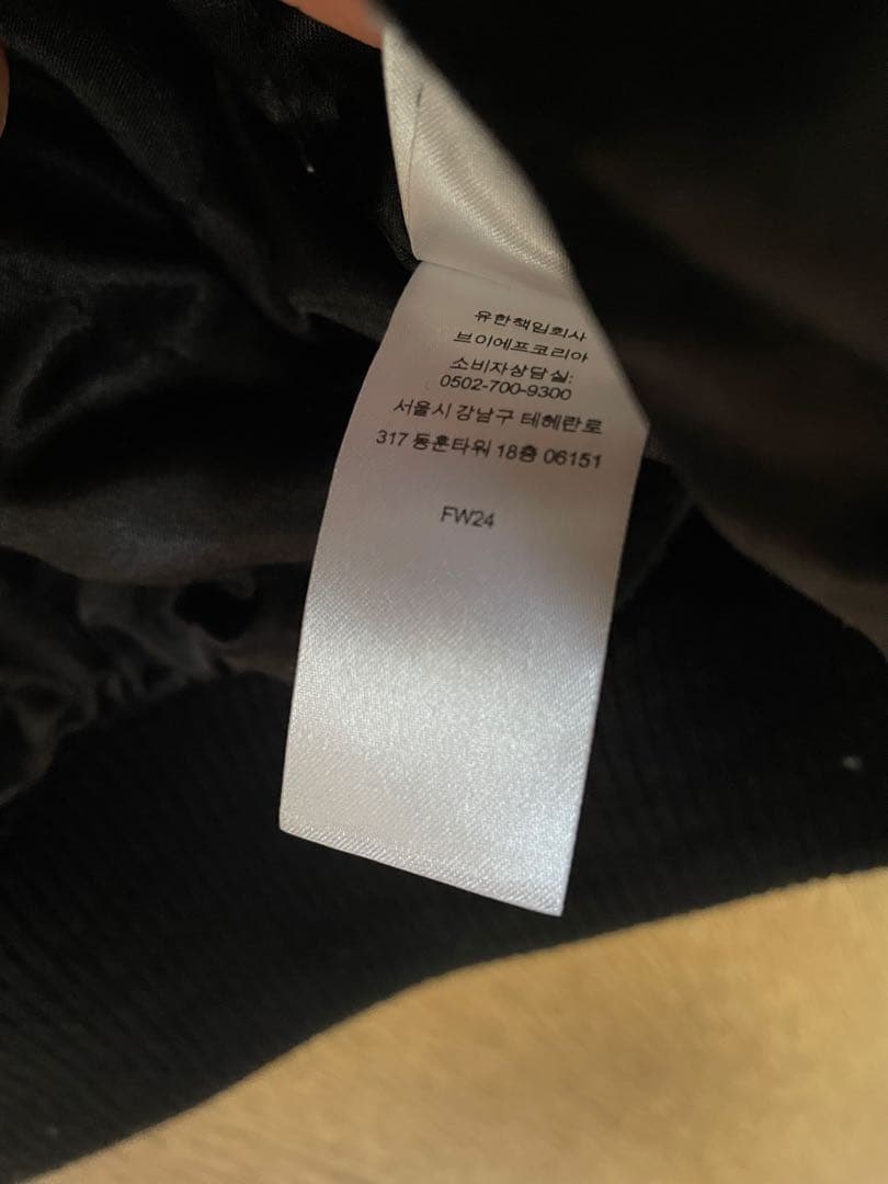 O*G様 supreme_スタジャン_24FW_黒_ブラック