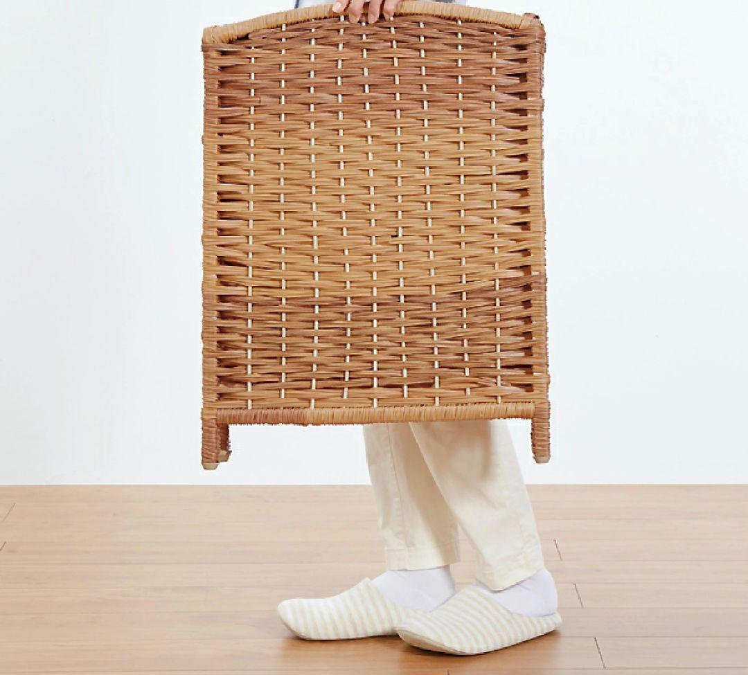 【2個セット】ペピー 軽量ついたてペットゲート ラタン調 折り畳みパーテーション