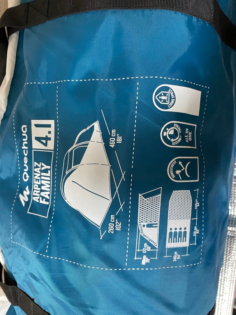 デカトロン　4人用　テント