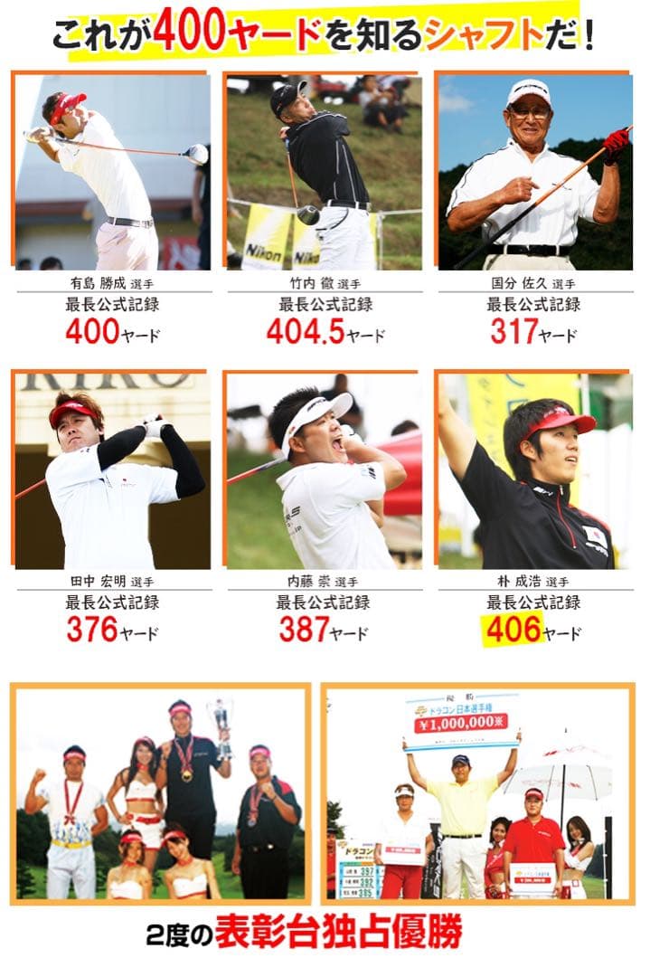 ★新品★ドラコン日本一シャフト! 三菱ケミカル ドラコン飛匠 R.SR.S.X