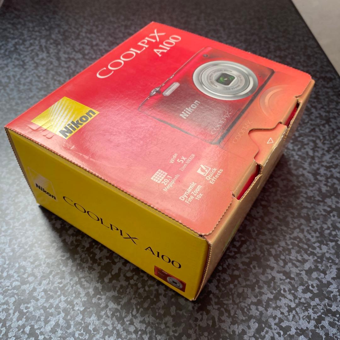 Nikon COOLPIX A100 レッド 本体 他付属品