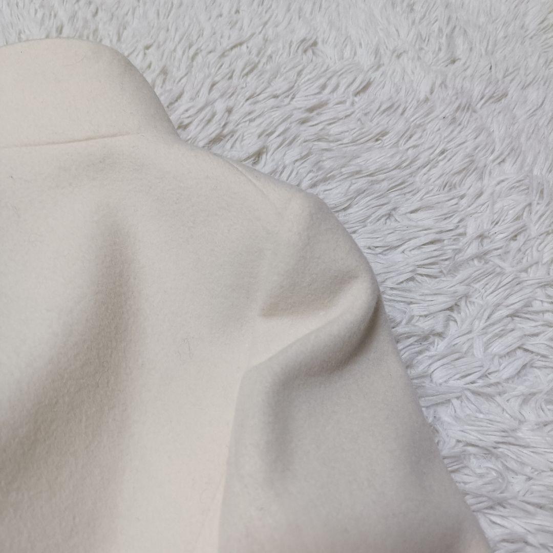 新品 INDIVI アウター コート 高級素材 ウール 羊毛 カシミヤ 38