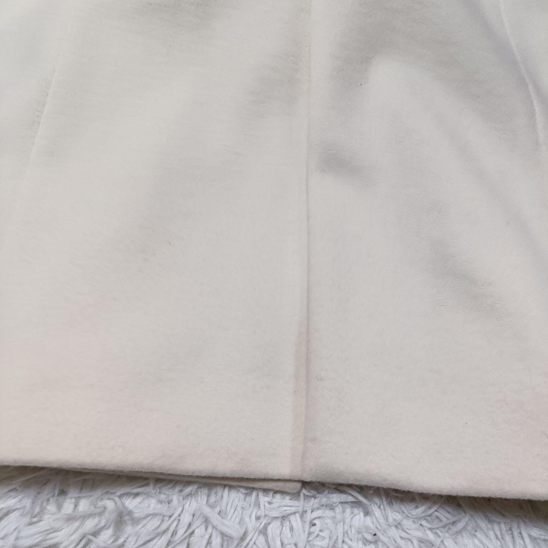 新品 INDIVI アウター コート 高級素材 ウール 羊毛 カシミヤ 38