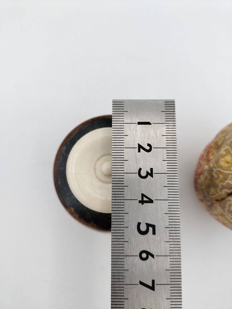 c317【新品・未使用】茶入 高取 肩付 亀井楽山 牡丹唐草 木箱 茶道具 肩衛