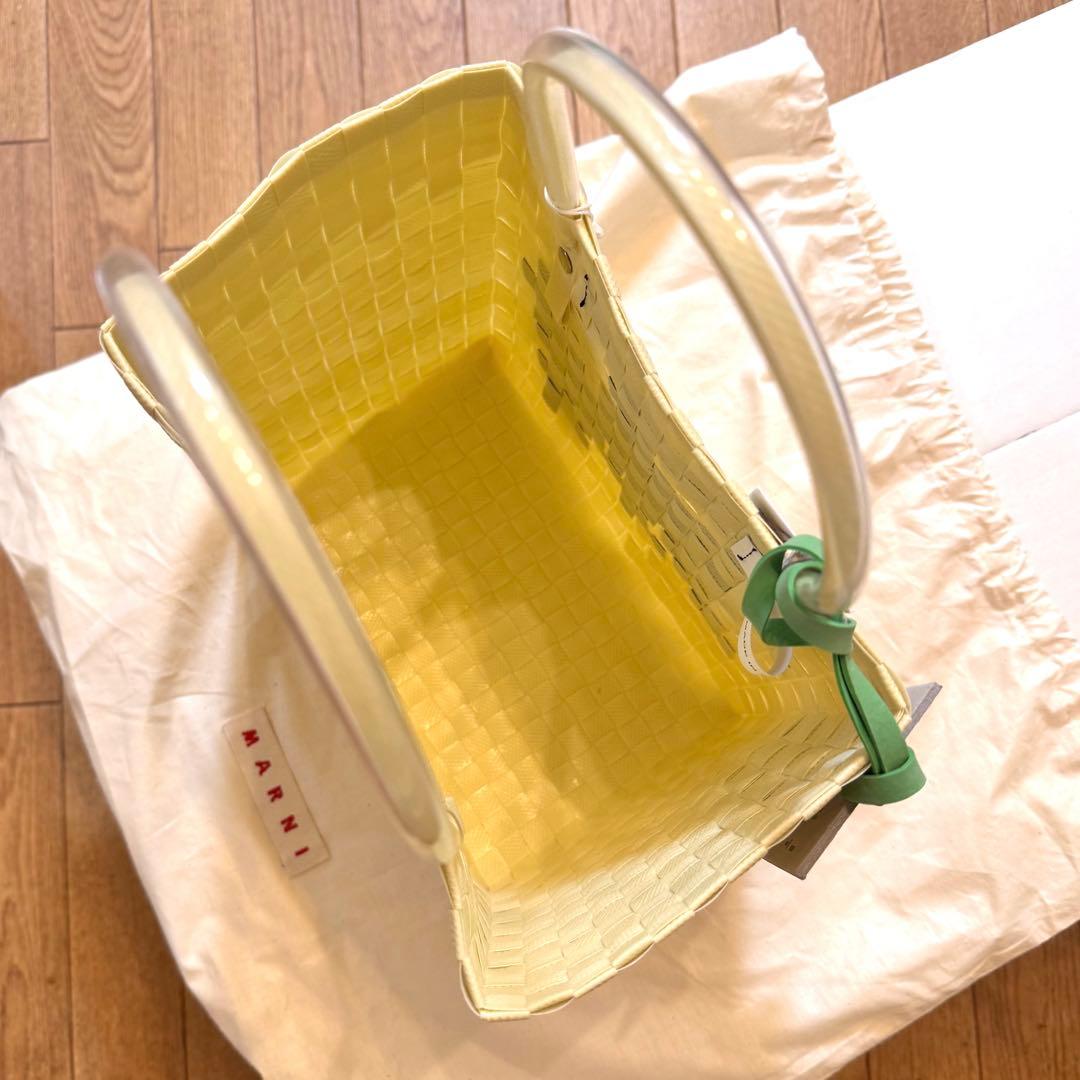 MARNI ブラックキャット かごバック