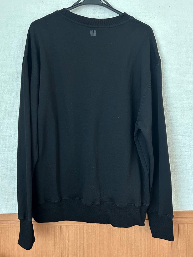 AMI アミパリス スウェット トレーナー XLサイズ ブラック