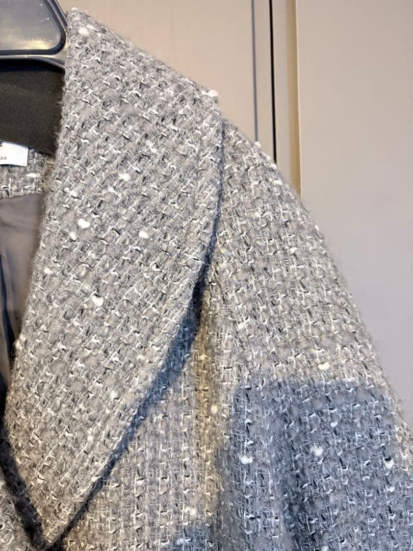 ジャケット・アウター CLANE MINAMI TANAKA OVER TWEED COAT