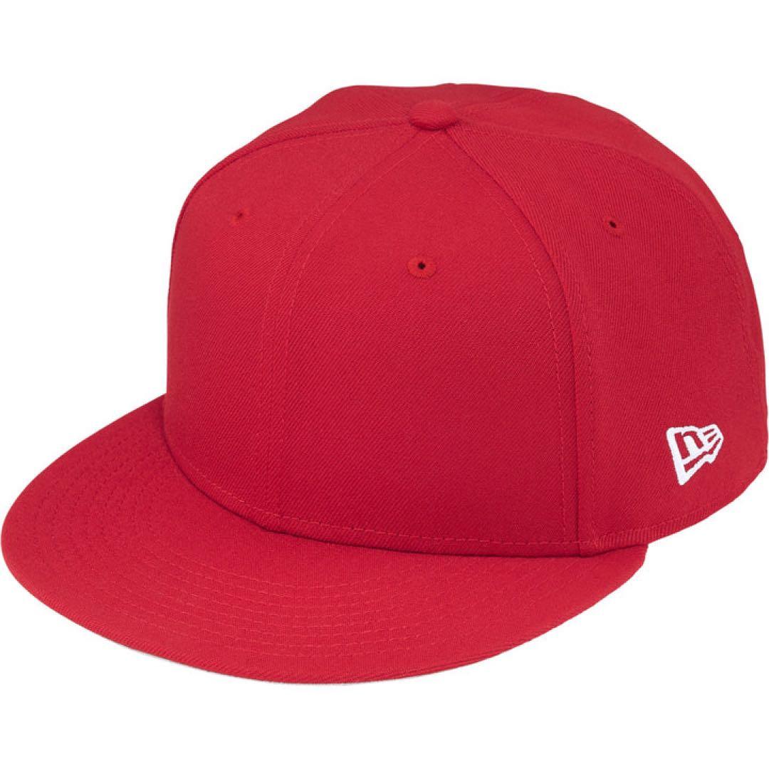 supreme ANTI HERO 刺繍キャップ 赤 newera 7 3/4