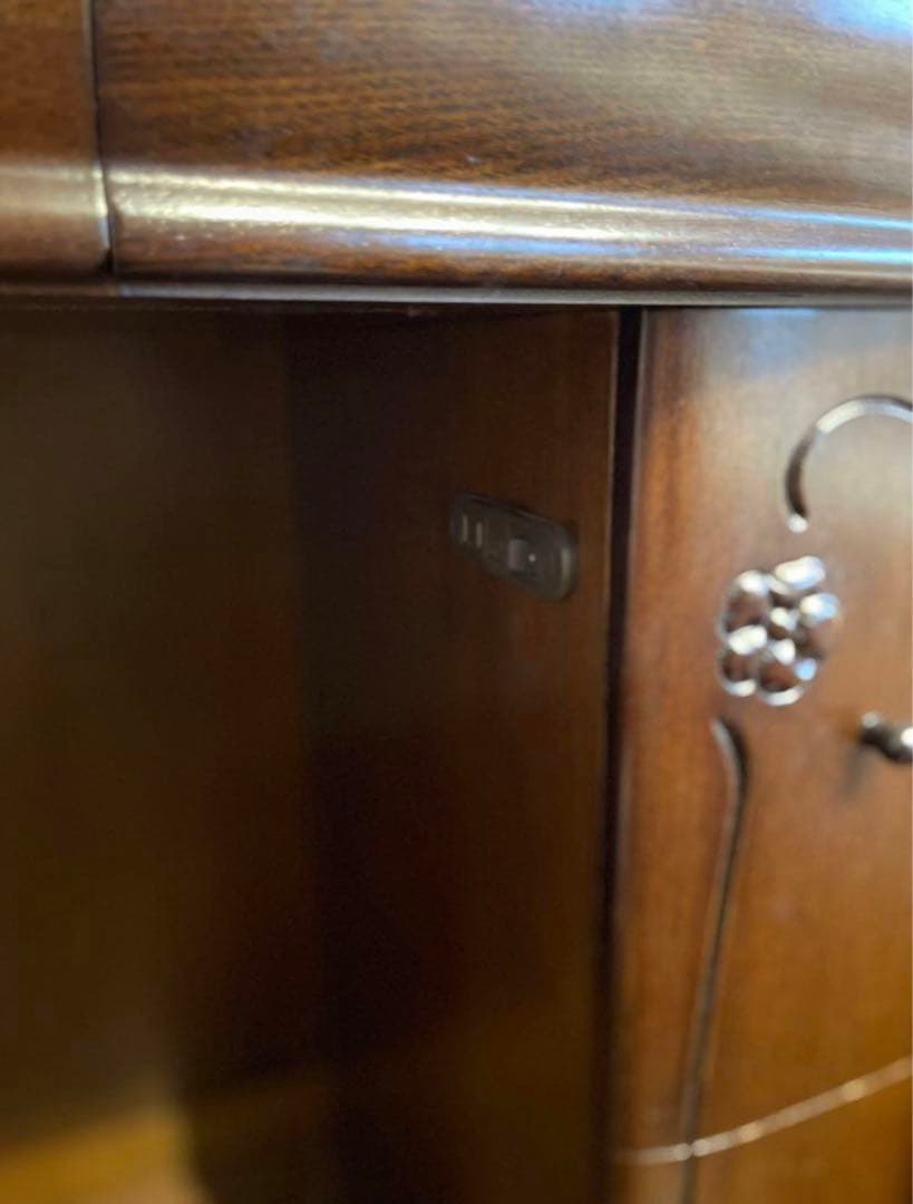 【しまじろう】木製一面鏡ドレッサー