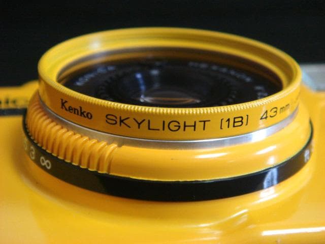 撮影可 コニカ C35 EF3 黄 konica c35 ef3 フィルムカメラ