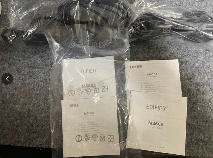 【美品/ペア売り設定済】Edifier MS50A 2台 高音質スピーカー