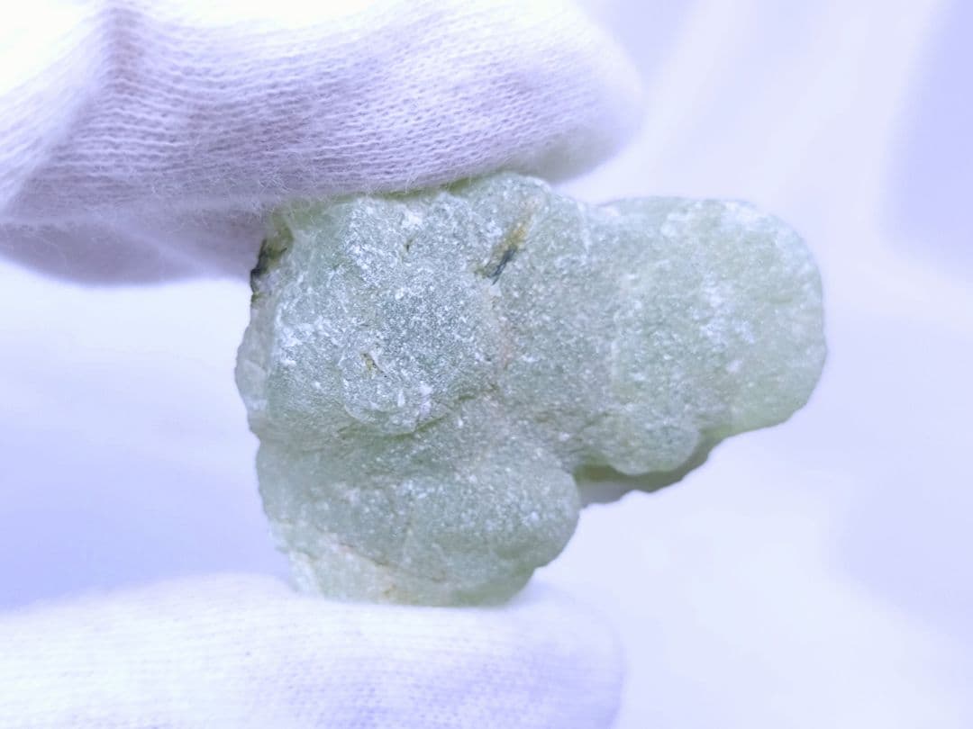 コンゴ産　プレナイト　原石　標本　エピドート 共生　2個セット　ぶどう石　天然石