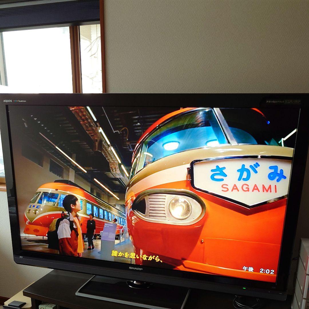 【美品】SHARP 液晶テレビ クアトロン 　LC-60LV3　3Dメガネ付