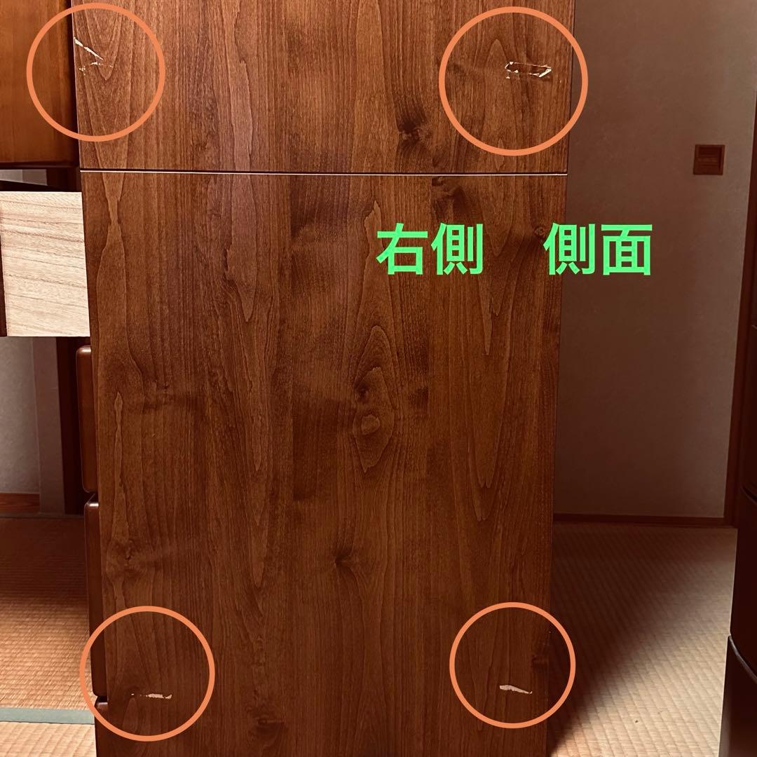 ミッフィ　天然木　子ども用タンス