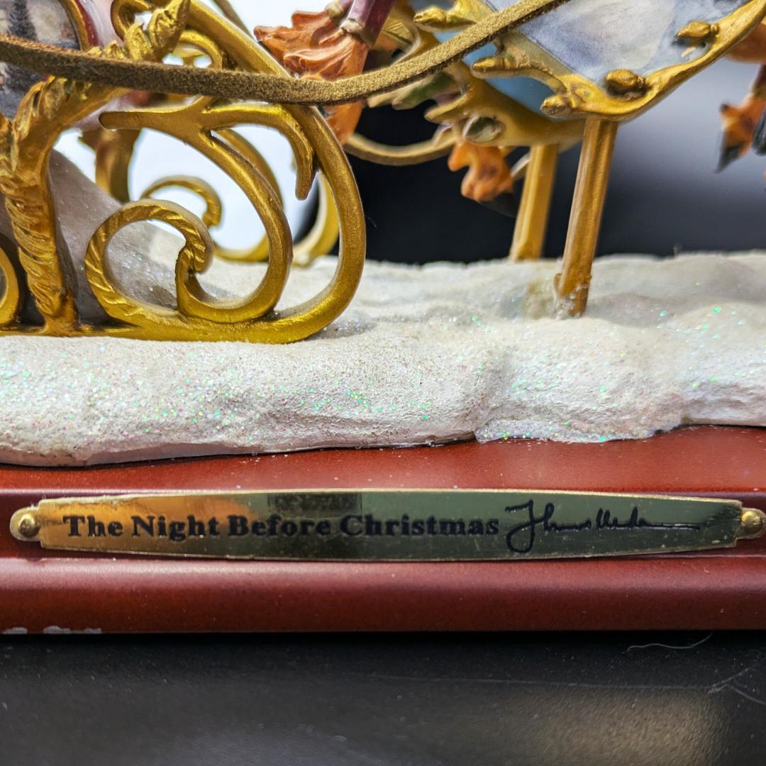 トーマス・キンケード サンタとトナカイ 『ナイト ビフォア クリスマス』 限定品