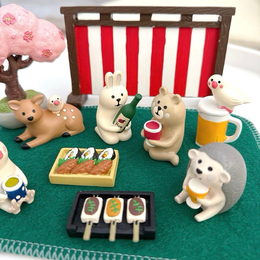 デコレ　コンコンブル　2016 春の宴シリーズ　ほろ酔い文鳥　バンビと文鳥