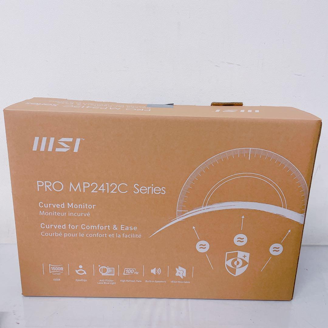 9EM13 MSI 湾曲モニター PRO MP2412C 23.6インチ