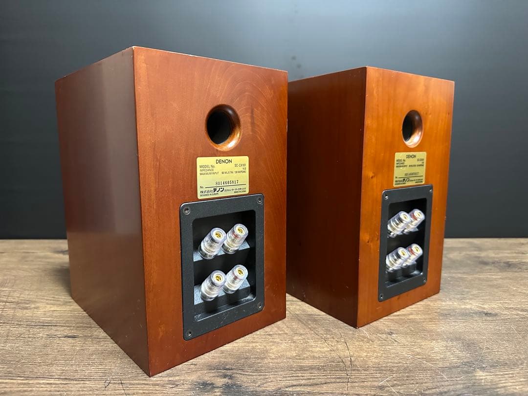 DENON SC-CX101 スピーカーシステム (2台1組) シリアル同番