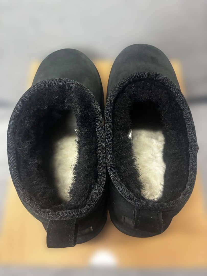 UGG スエード ブラック ムートンブーツ