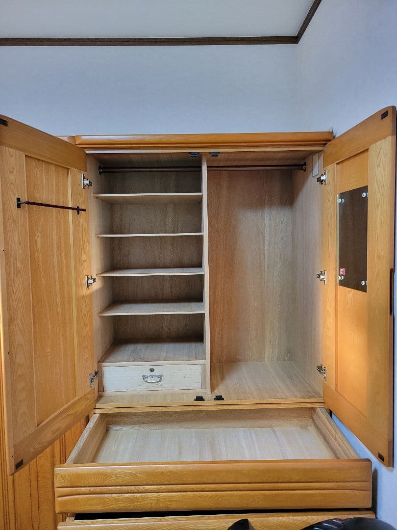 婚礼家具②　洋服タンス　ハイチェスト