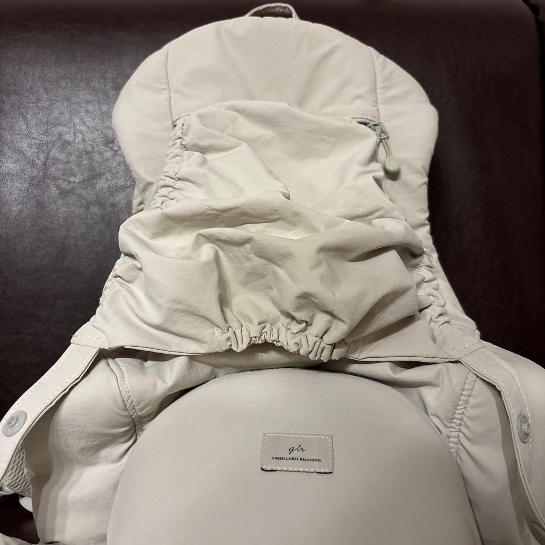 グリーンレーベルリラクシング　抱っこ紐 フード付き