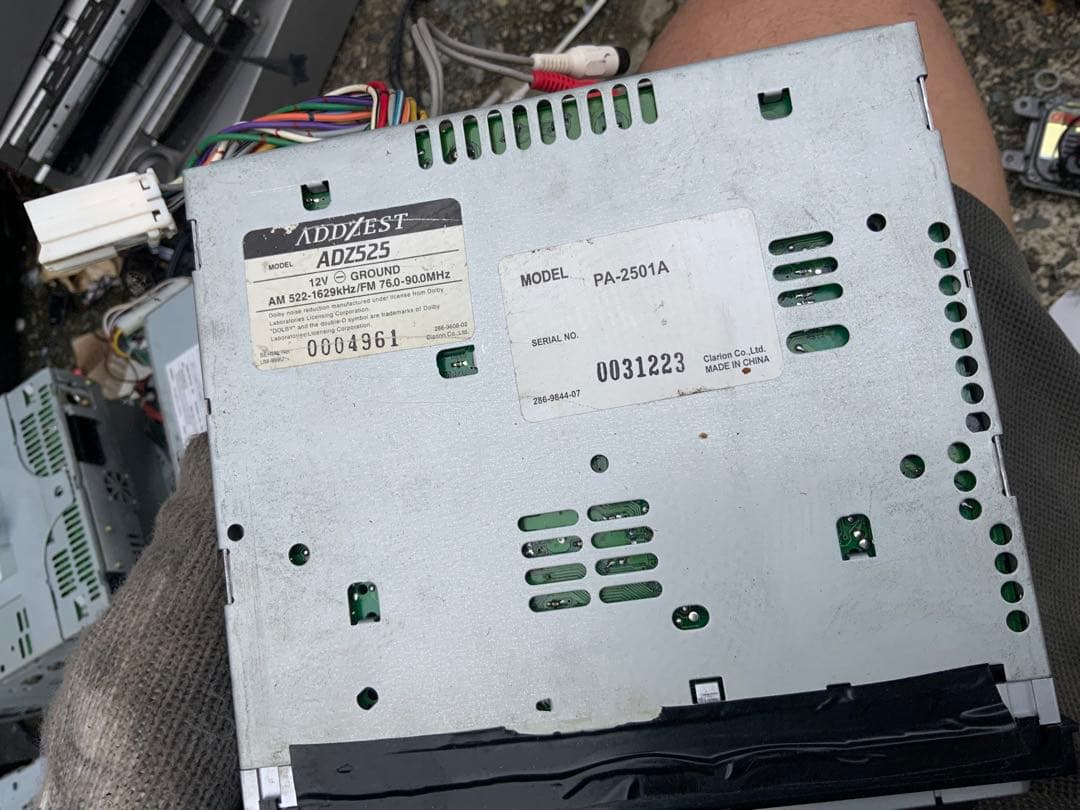 CD カセットデッキ！【クラリオン アゼスト ADZ525】状態未確認