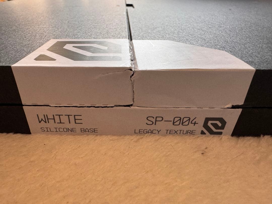 WALLHACK SP-004 ガラスマウスパッド　ホワイト