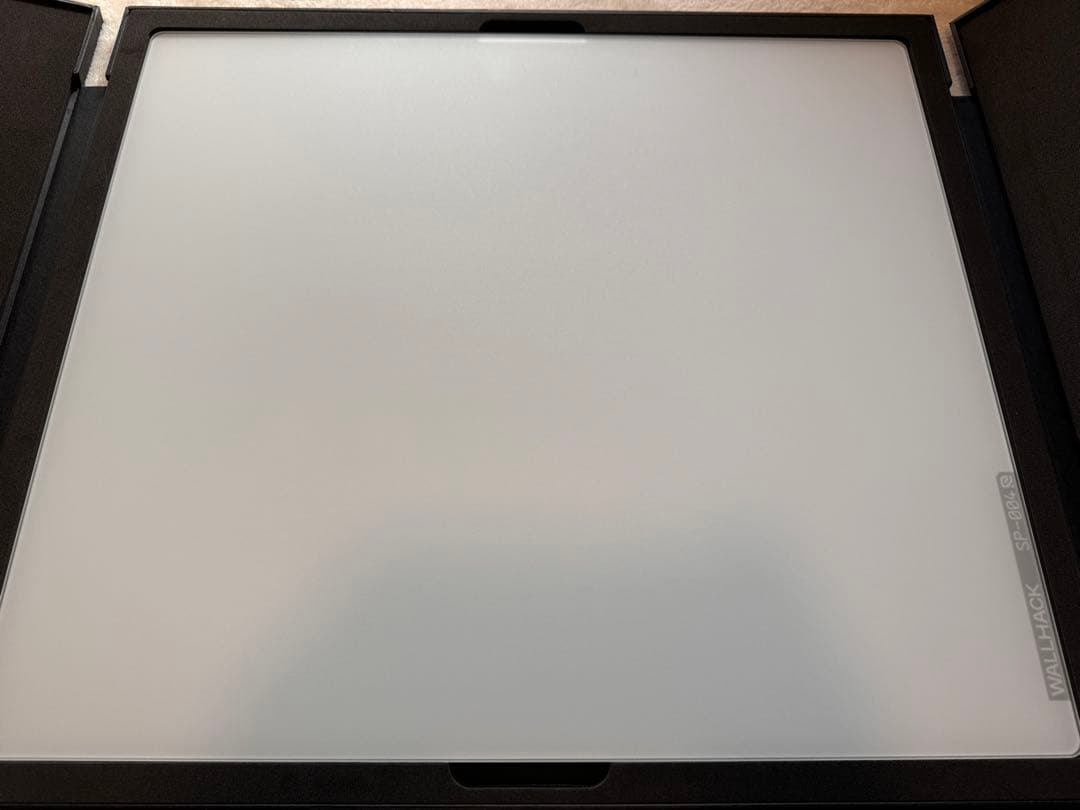 WALLHACK SP-004 ガラスマウスパッド　ホワイト