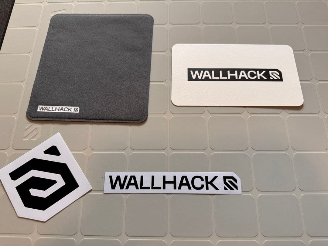 WALLHACK SP-004 ガラスマウスパッド　ホワイト