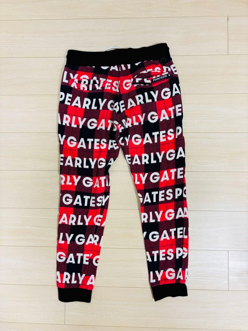 PEARLY GATES ロゴプリントスウェットパンツ(裏起毛) サイズ4