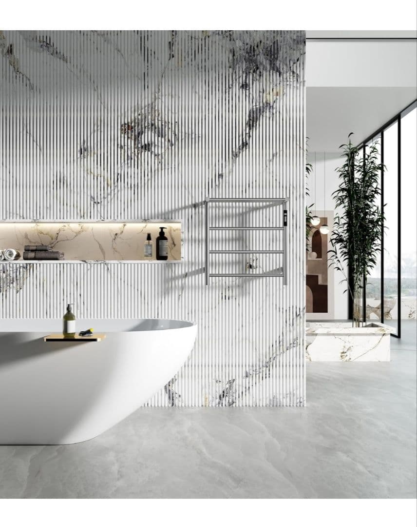 Sunrosa タオルウォーマー ステンレス 壁掛け式 ヒーター