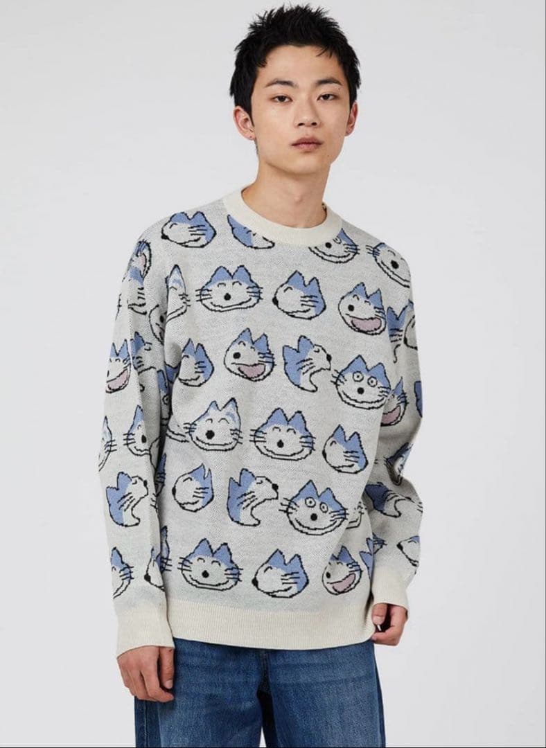 新品未使用タグ付✨ graniph(グラニフ) 11ぴきのねこ ニット M