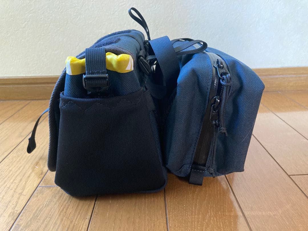 ロウロウマウンテンワークス ハンドルバッグ ブルーラグ サーリー アウターシェル