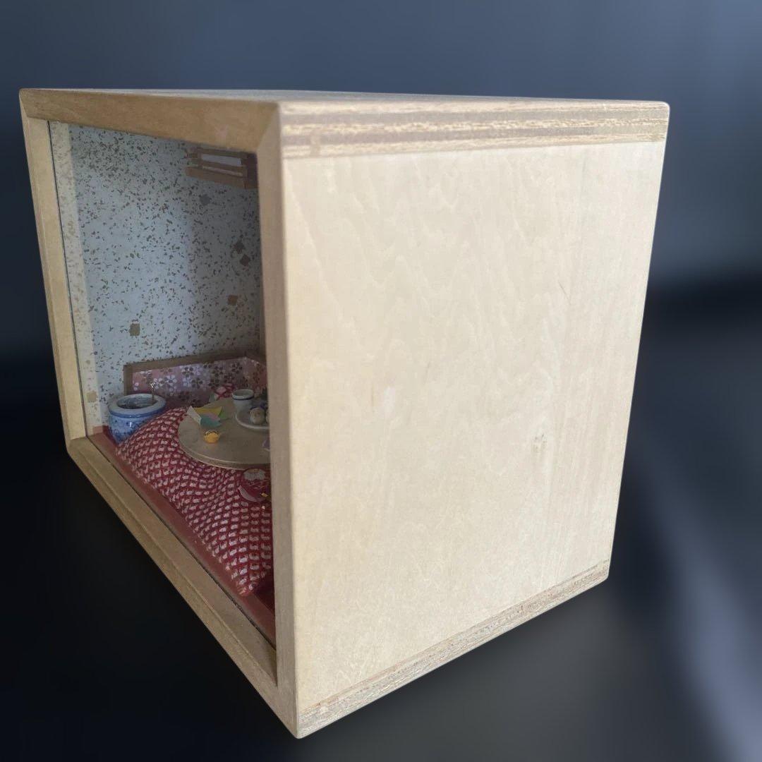 小さなお箱のお雛様　こずえ工房　ミニチュア　和室　日本　レトロ