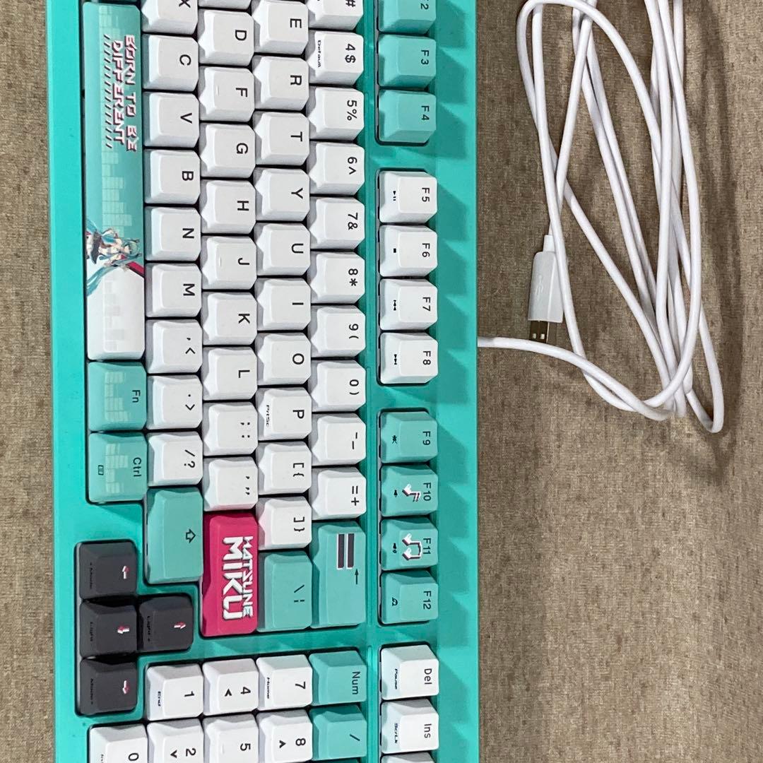 初音ミク ゲーミングキーボード RA09 TG K3 GEN II (62258