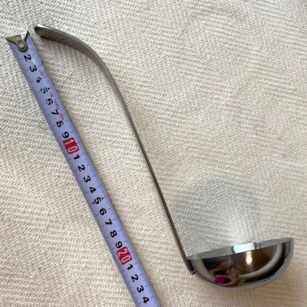 ①70年代 フルーツポンチ クリアプレスガラス 器 大型 花型 お玉付