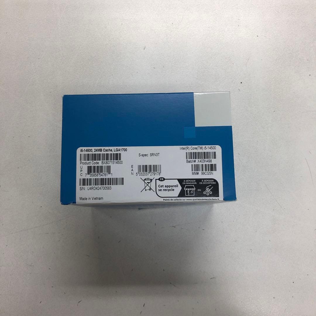 【値下げ中】Intel 第14世代 i5-14500 LGA1700
