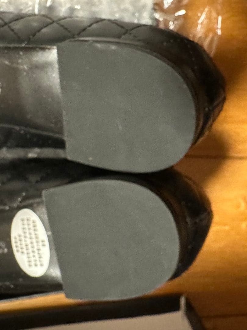 新品、未使用CHANEL ブラック フラットシューズ 39